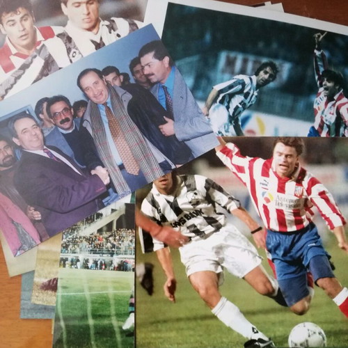 Journalistic photos OFI - Atletico Madrid 1993 like new, 30 pieces