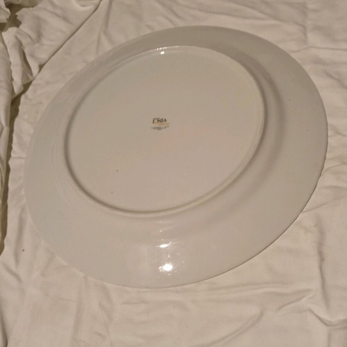 IONIA presentation plate 31 cm like new, blue and white