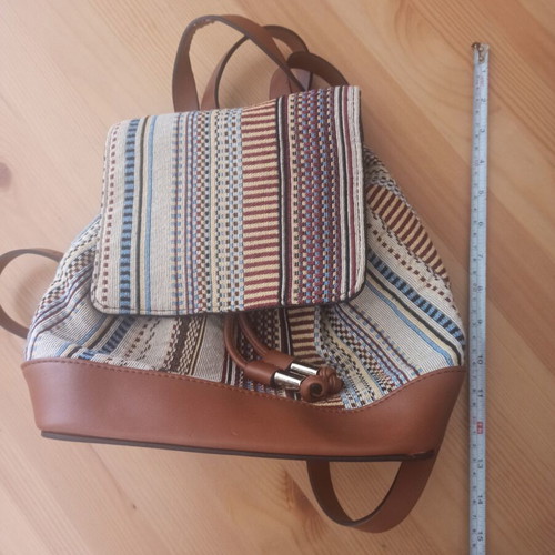 Parfois backpack bag, boho style, brown