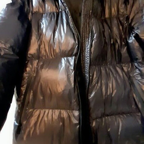 Long winter jacket size L like new, black