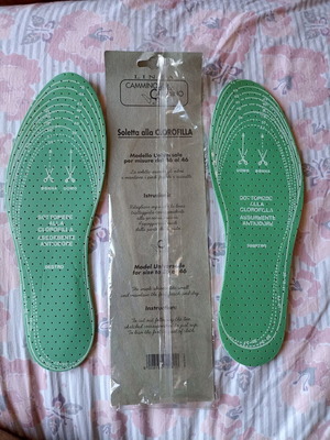 Cammino shoe insoles new, adjustable size 36–46, odor absorbing