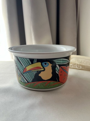 Vintage Pillivuyt France Tukan Porcelain Bowl mint condition