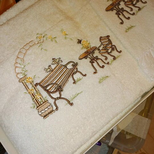 Towel set new, body face and hands