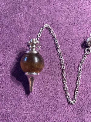 Tiger's Eye Authentic Stone Pendulum