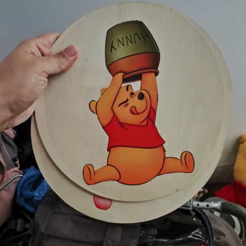 Winnie the Pooh baptism decoration set like new