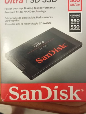 SanDisk Ultra 3D SSD 500GB new