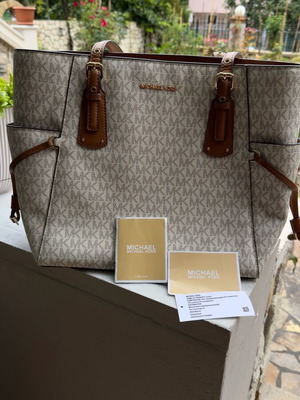 Τσάντα Michael Kors Vanilla καινούργια, ώμου, μπεζ-καφέ