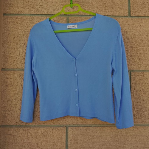 Luisa Loire women's light blue cardigan, size M/L