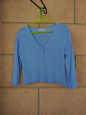 Luisa Loire women's light blue cardigan, size M/L