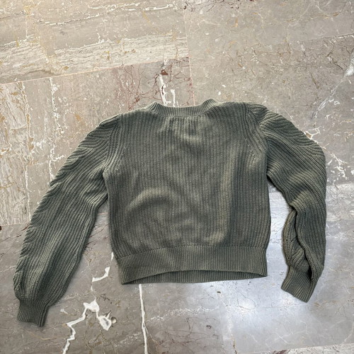 Abercrombie & Fitch women's knitted sweater like new, olive green, XS