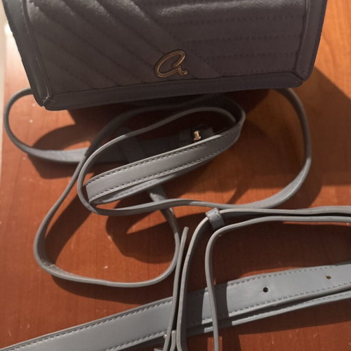 Axel crossbody bag like new, gray-blue color