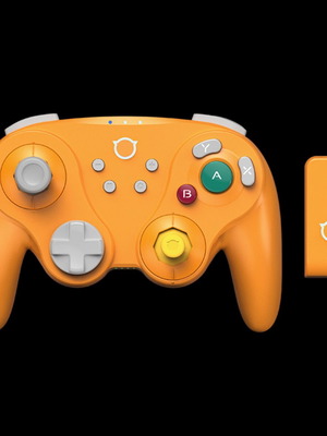 Nyxi Warrior Spice Orange ασύρματο χειριστήριο για Nintendo GameCube και Wii καινούργιο