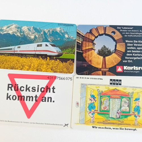 Phone cards Germany pack of 4 like new