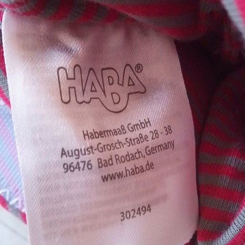Plush puppet glove elephant HABA like new