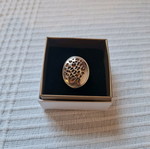 Just Cavalli ring like new, silver with pink gold interior