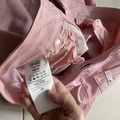 Liu Jo women's pants new, pink, size M