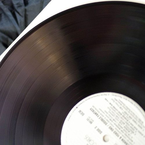 Double Fantasy vinyl record used, rock by John Lennon & Yoko Ono