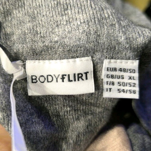 Bodyflirt stylish winter dress new, size XL-XXL, pink and gray