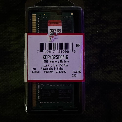 Kingston DDR4 16GB 3200MHz Laptop Memory Module