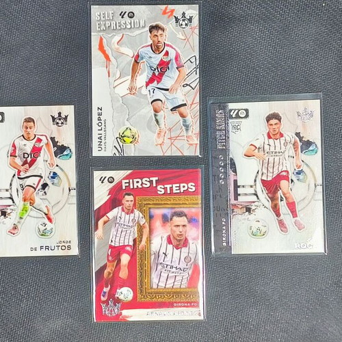 Panini Pitch Kings LaLiga 25-26 card lot 4 Vallecano & Girona FC