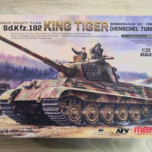 Meng King Tiger sd.Kfz.182 model 1/35 new