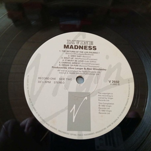 Madness Divine Madness 2LP used, best of ska