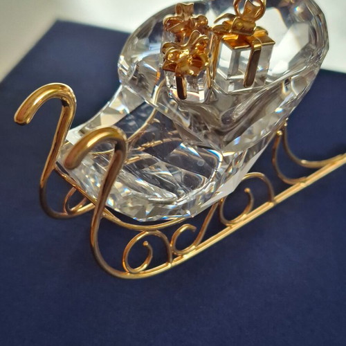 Swarovsky sleigh Christmas decoration new
