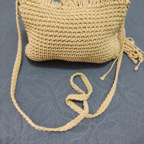 & Other Stories Crossbody Bag beige, like new, knitted