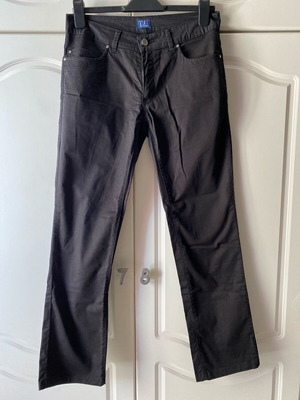 Trussardi Jeans cotton pants black like new size 30