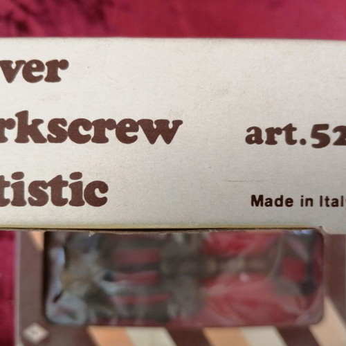 Corkscrew brass Italy new, set of 2 from 1990