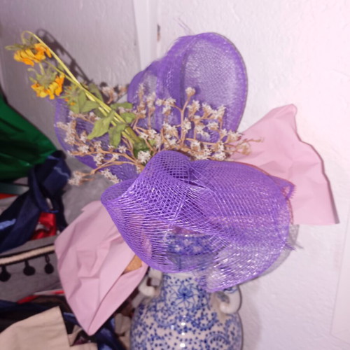 Bouquet of dried natural flowers like new