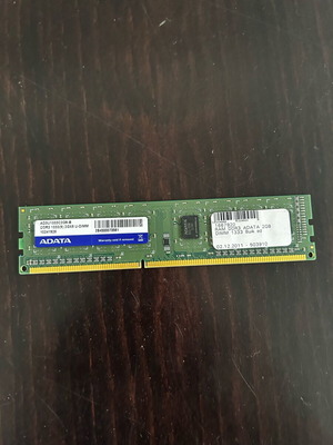 Adata DDR3 RAM 2GB stick like new