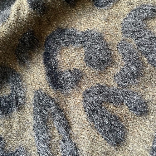 Sfera women's long cardigan like new, animal print, size M