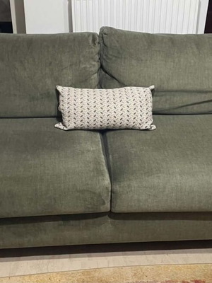 Handmade living room set like new with three-seat, two-seat sofa, chaise lounge and stool