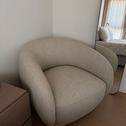 Bolzano armchair BoConcept new, beige Lazio fabric