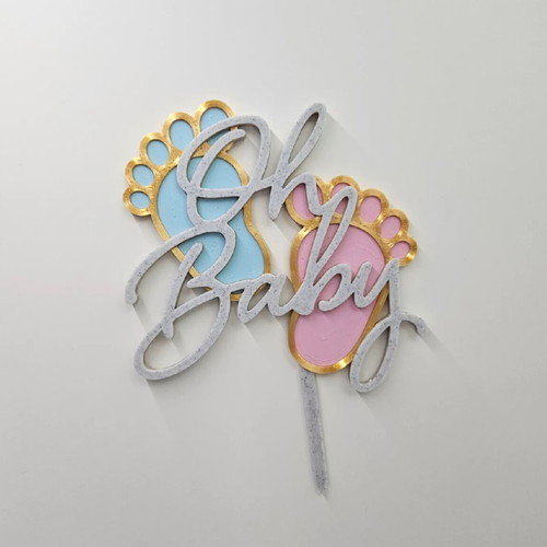 Oh Baby Gender Reveal Decoration new