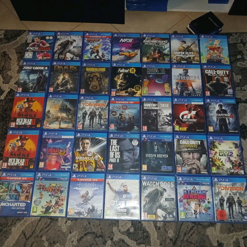 PlayStation 4 (PS4) игри като нови, комплект от 35+