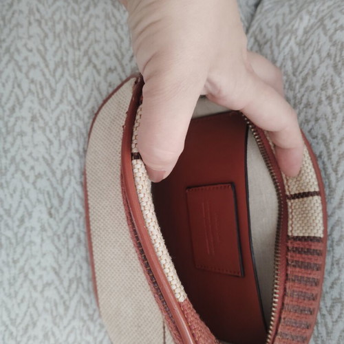 Parfois small bag used, beige and brown