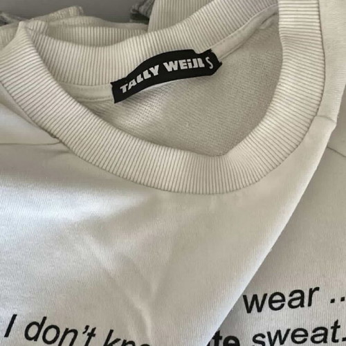 Tally Weijl hoodie size S worn, white