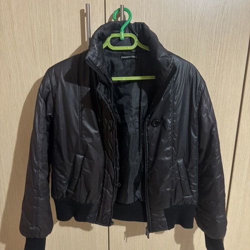 Rebecca Blu black bomber jacket medium used