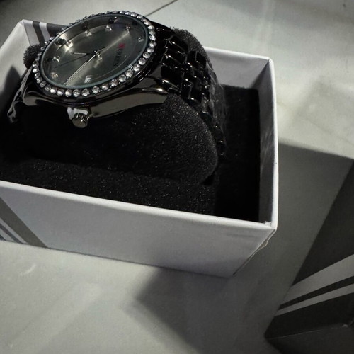 Curren women's watch new, black