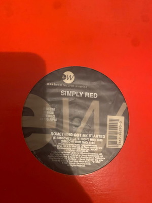 Simply Red Something Got Me Started 12’ vinyl used pop