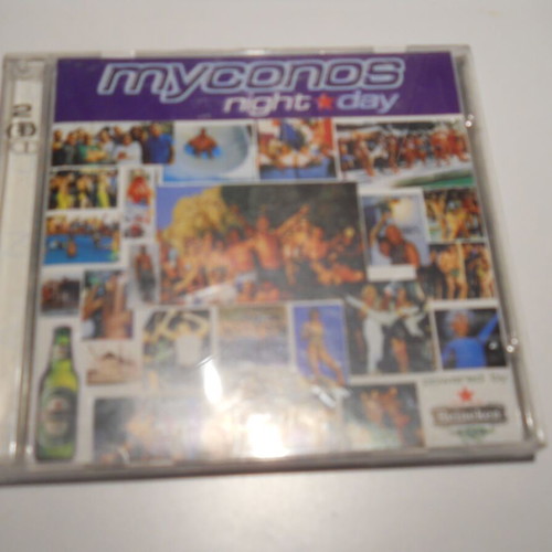 Mykonos Night Day 2x CD compilation used, electronic