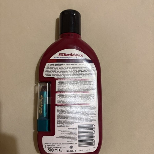 TurtleWax car polish new with scratch repair crayon