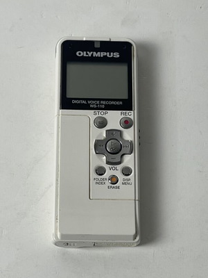 Olympus WS-110 ψηφιακό καταγραφικό φωνής μεταχειρισμένο, φορητό με μπαταρία AAA