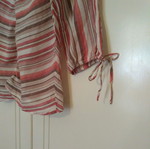 Mango shirt used, striped linen, 3/4 sleeve, size M