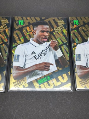 Holo Giants Vinicius JR cards new, set of 3