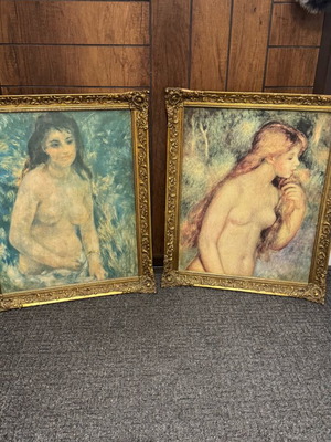 Vintage frames used, set of 2