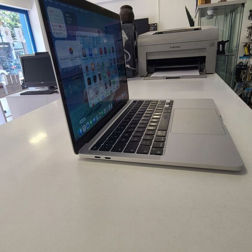 Apple MacBook Pro 13.3 inch Touchbar 2020 M1 Silver like new, 16GB RAM, 512GB SSD