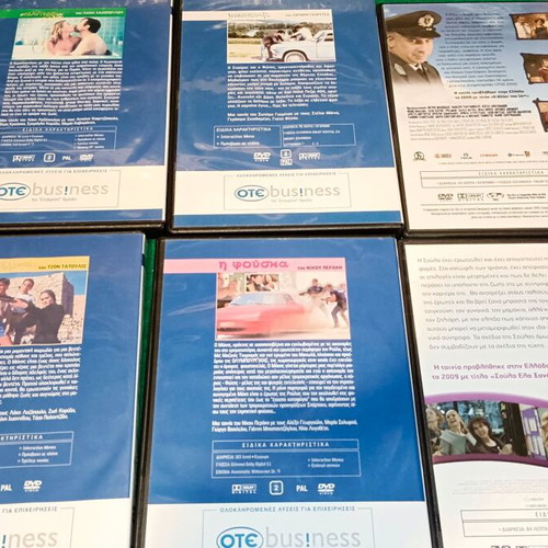 DVD set of 6 Greek comedy movies like new